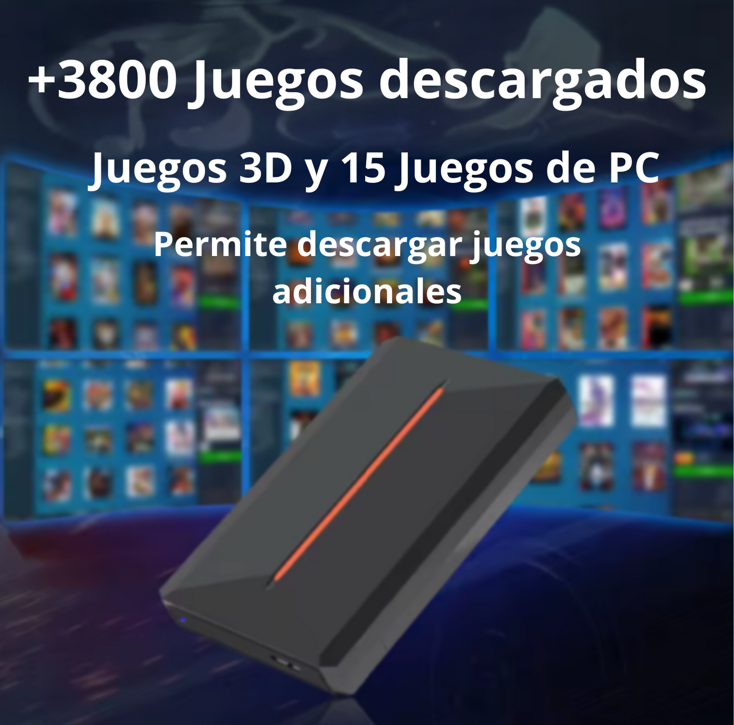 Consola +3800 Juegos